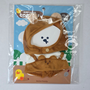 BEAR CAP OVERALLS - MINI PLUSH COSTUME