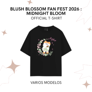 BLUSH BLOSSOM FAN FEST 2026: MIDNIGHT BLOOM - OFFICIAL T-SHIRT
